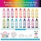 Tie-Dye Party, 18 Pre-Filled Bottles, Creative Group Activity, All-in-1 Fashion Design Kit, 1 Pack, Rainbow